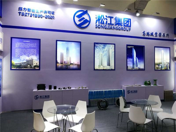 耐負壓的DN300橡膠接頭，用于廢氣管道